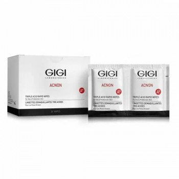GIGI ACNON Triple Acid Rapid Wipes 30tk