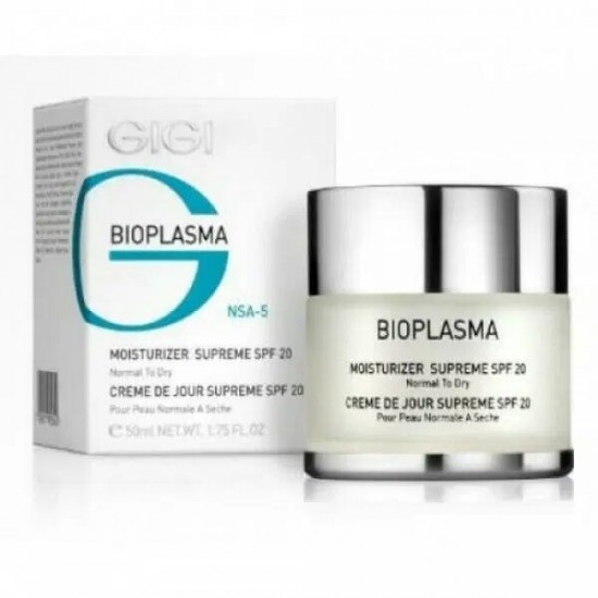 GIGI Bioplasma Niisutav Kreem Supreme SPF-20 normaalsele ja kuivale nahale 50 ml